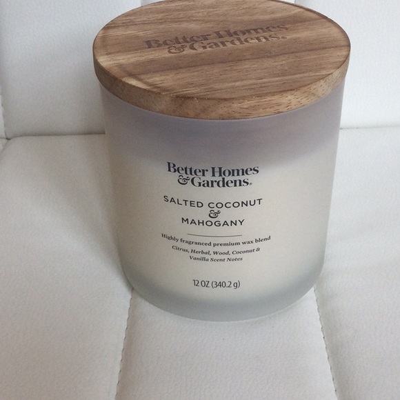 NEW Better Homes & Gardens Salted Coconut & Mahogany Candles - Picture 3 of 9